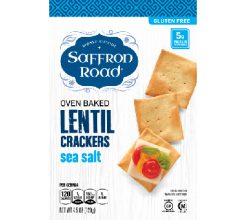 Saffron Road Lentil Crackers image
