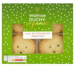 Duchy Organic 4 All Butter Pastry Mince Pies image