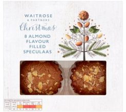 Waitrose Christmas 8 Almond Flavour Filled Speculaas image
