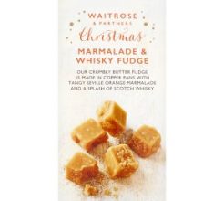 Waitrose Christmas Marmalade & Whisky Fudge image
