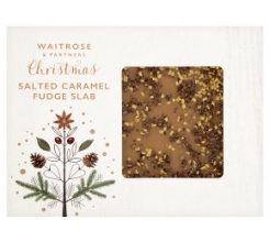 Waitrose Christmas Salted Caramel Fudge Slab image