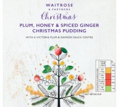 Waitrose Plum, Honey & Ginger Christmas Pudding image