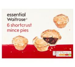 Essential Waitrose 6 Short Crust Mince Pies image