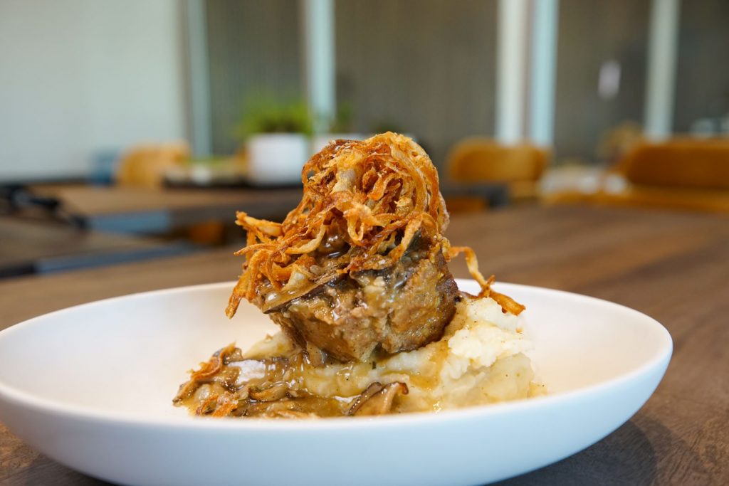 Niman Ranch Meatloaf with Mushroom Gravy