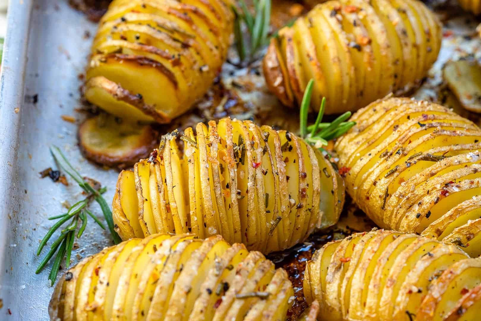 Baked Garlic Butter Hasselback Potatoes Live Well — Foster's Supermarket
